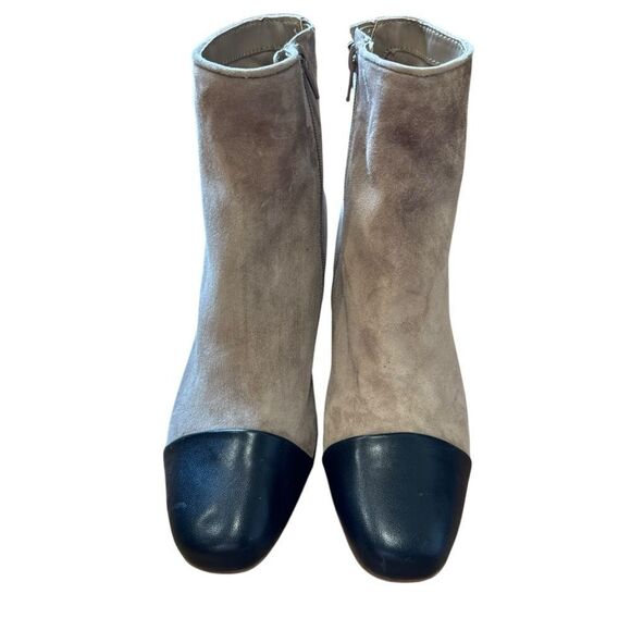 Revolve Steve Madden Jaslynn Suede Leather Block Heel Bootie Ankle Boots NWOT - Picture 9 of 12